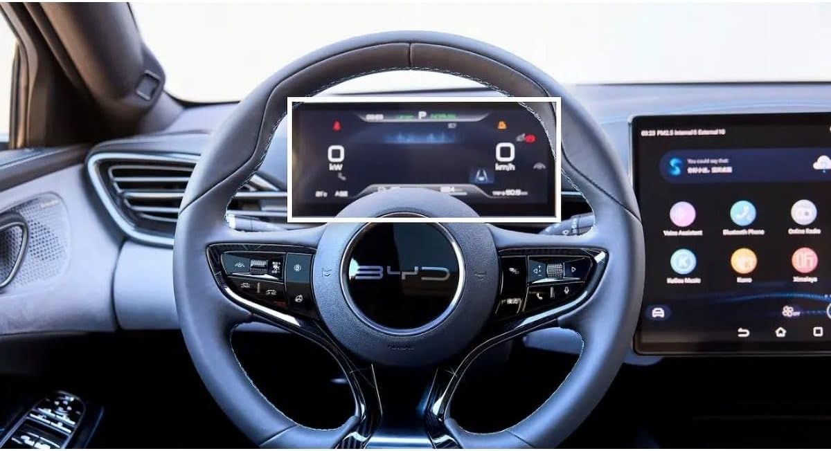 Byd Seal Awd/Design ile uyumlu 2024 2025 2026 Model Gösterge Panel 9H Nano Ekran Koruyucu - Görsel 3