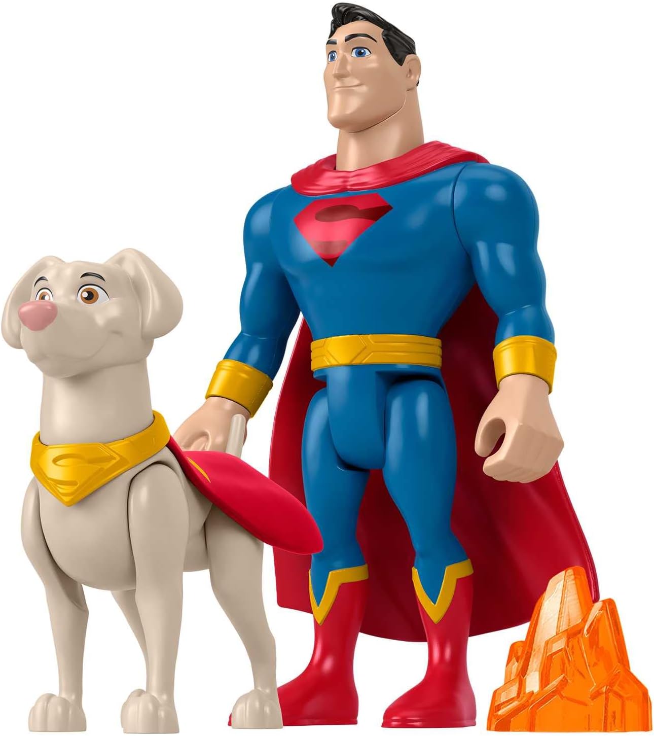 Dc Comics Imaginext Dc League Of Super Pets Kahramanlar Ve Hayvanlar Superman & Krypto - Görsel 3
