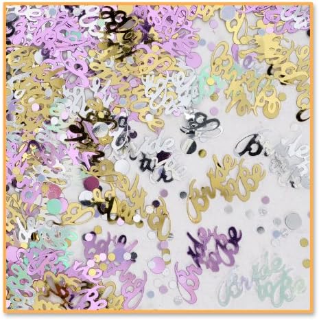 Beistle Bride to Be Cutout Plastik Konfeti, 1 Paket, Çok Renkli - Görsel 3