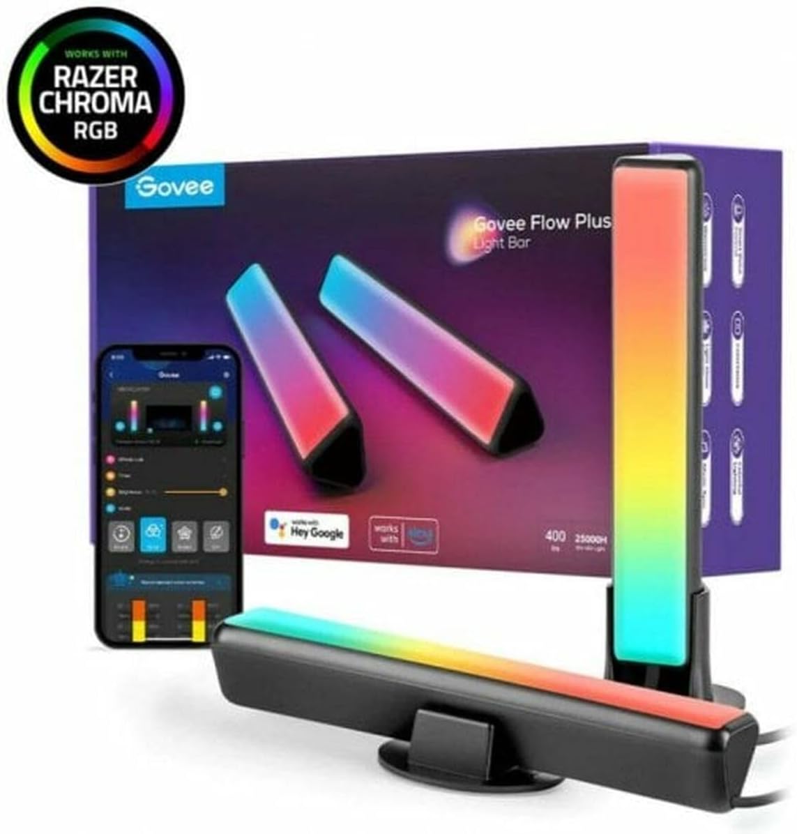 Alternative view of Govee Flow Plus Light Bars WiFi Bluetooth Masa Lambası