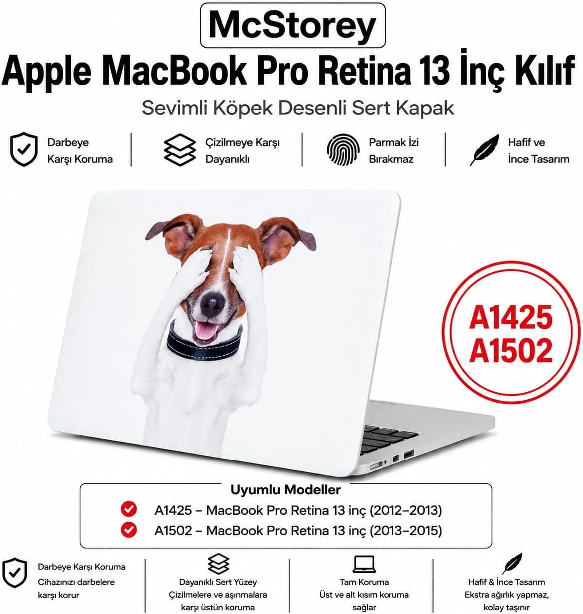 MacBook Pro Retina 13 İnç Kılıf A1425 A1502 Uyumlu Köpek Desenli Sert Kapak Mat TPU Hard Case İnce Hafif Çizilme Koruyucu Laptop Kılıf Dog 67