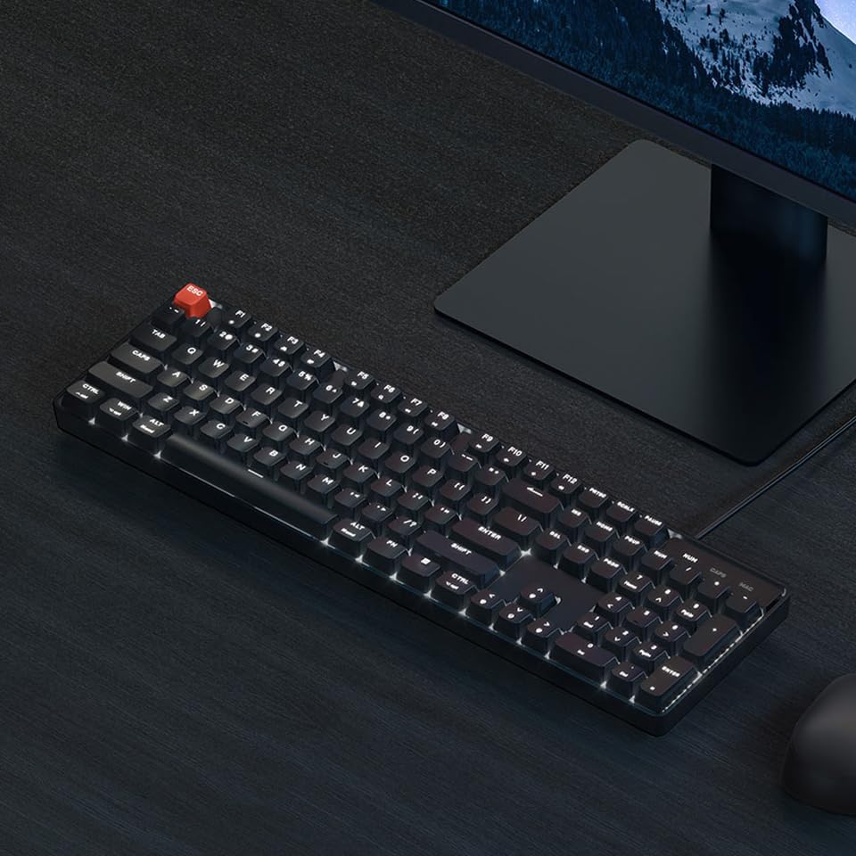 Alternative view of Xiaomi Kablolu Mekanik Klavye, Q Türkçe Düzen, Multimedya ve Numerik Tuşlu, Ofis ve Oyun Kullanımı İçin, Aydınlatmalı, Siyah