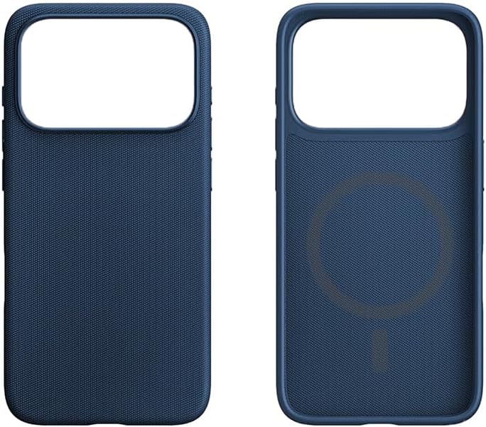 iPhone 17 Pro Max İle Uyumlu TechWoven MagSafe Silikon Kılıfı (lacivert)