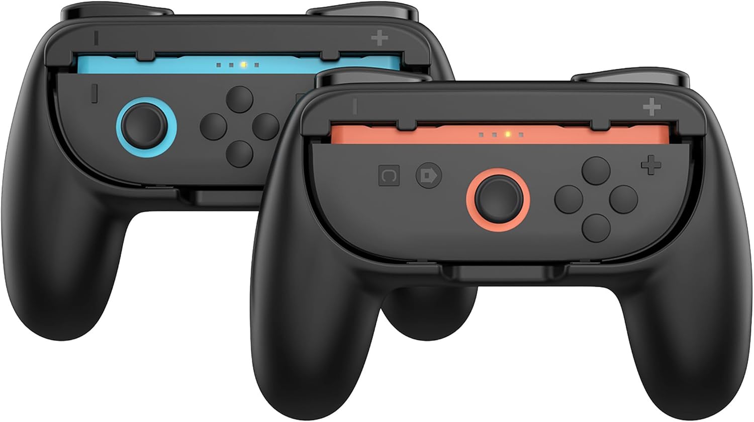 DOBE FOMIS ELECTRONICS Grips for Nintendo Switch2 Joy-Con, Left and right handle grip for Switch2 Joy Cons Controller, 2 Pack (Black)
