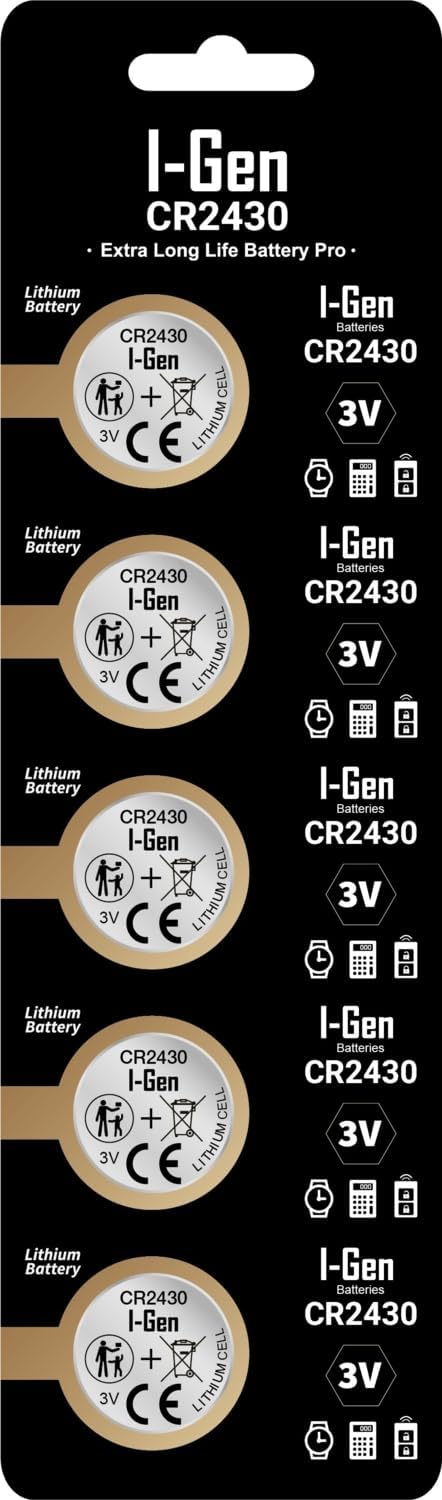 I-Gen Batteries CR2430 Lityum Düğme Pil 3V CR2430 - Görsel 3