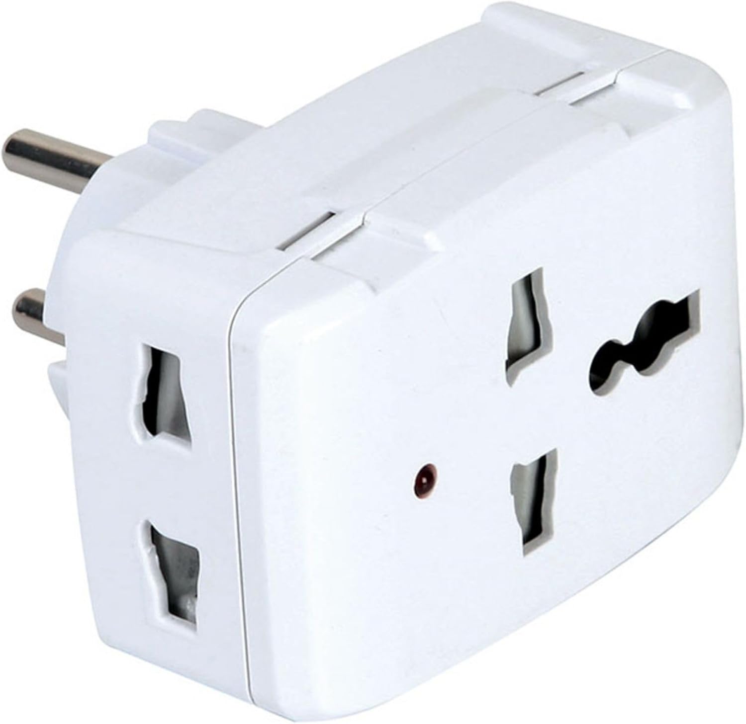 Yurt Dışı Prizini Türk Prizine Çeviren Evrensel Seyahat Adaptörü, İngiliz Tipi Çevirici Priz, 13A 250W, Işıklı Gösterge, CE Belgeli - Görsel 3