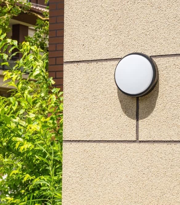 15W Artos Siyah Led Nem Su Geçirmez Banyo Bahçe Balkon Modern Tavan Duvar Lambası Beyaz Işık 6500K IP65 Dış Mekan Kullanıma Uygun - Görsel 3