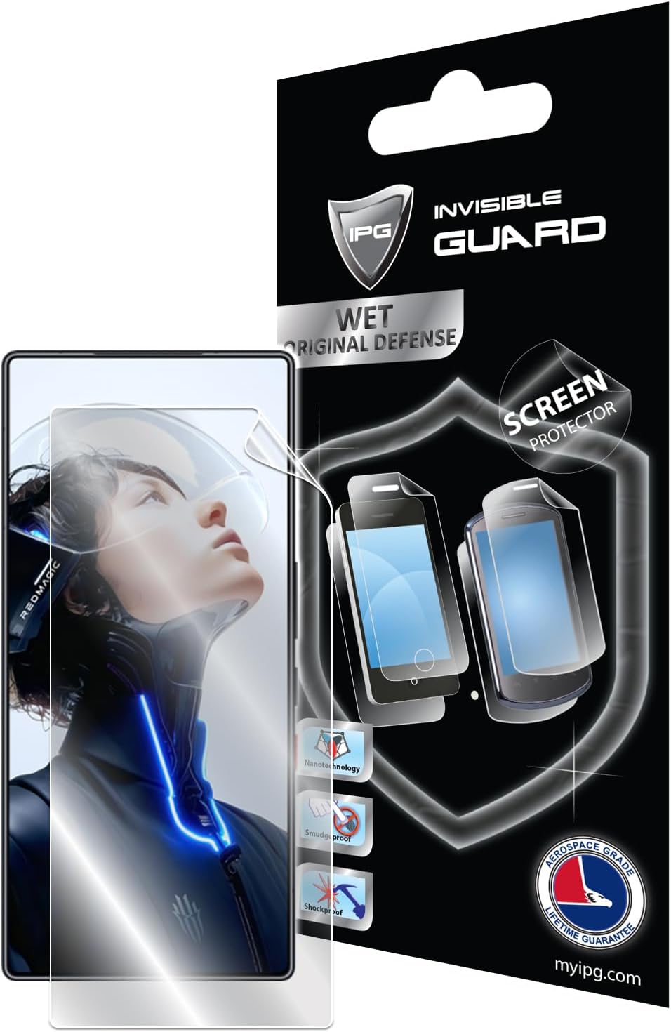 ZTE Nubia RedMagic 11 Pro Plus için IPG Hydrogel Ekran Koruma - Görsel 3