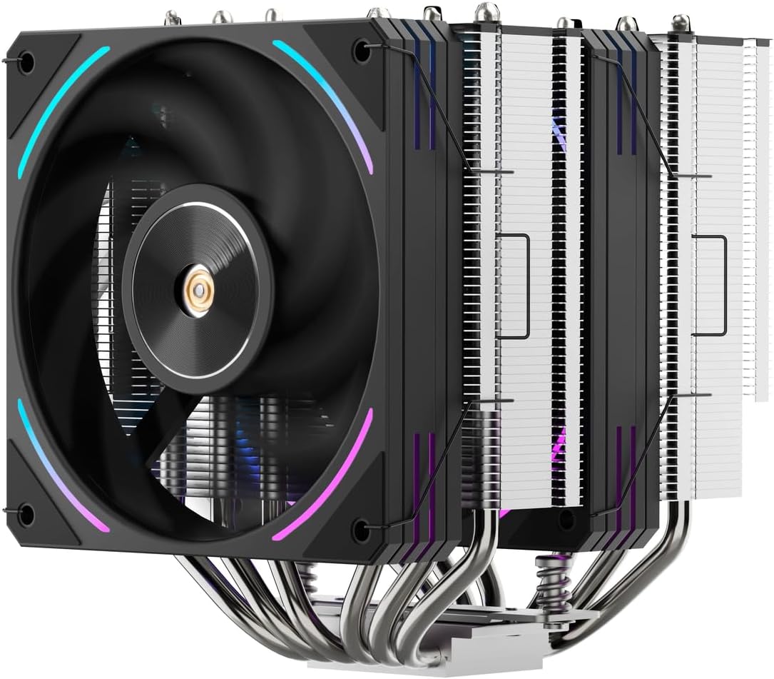 Segotep MU TH6 Siyah 2x120mm ARGB Hava Soğutucu