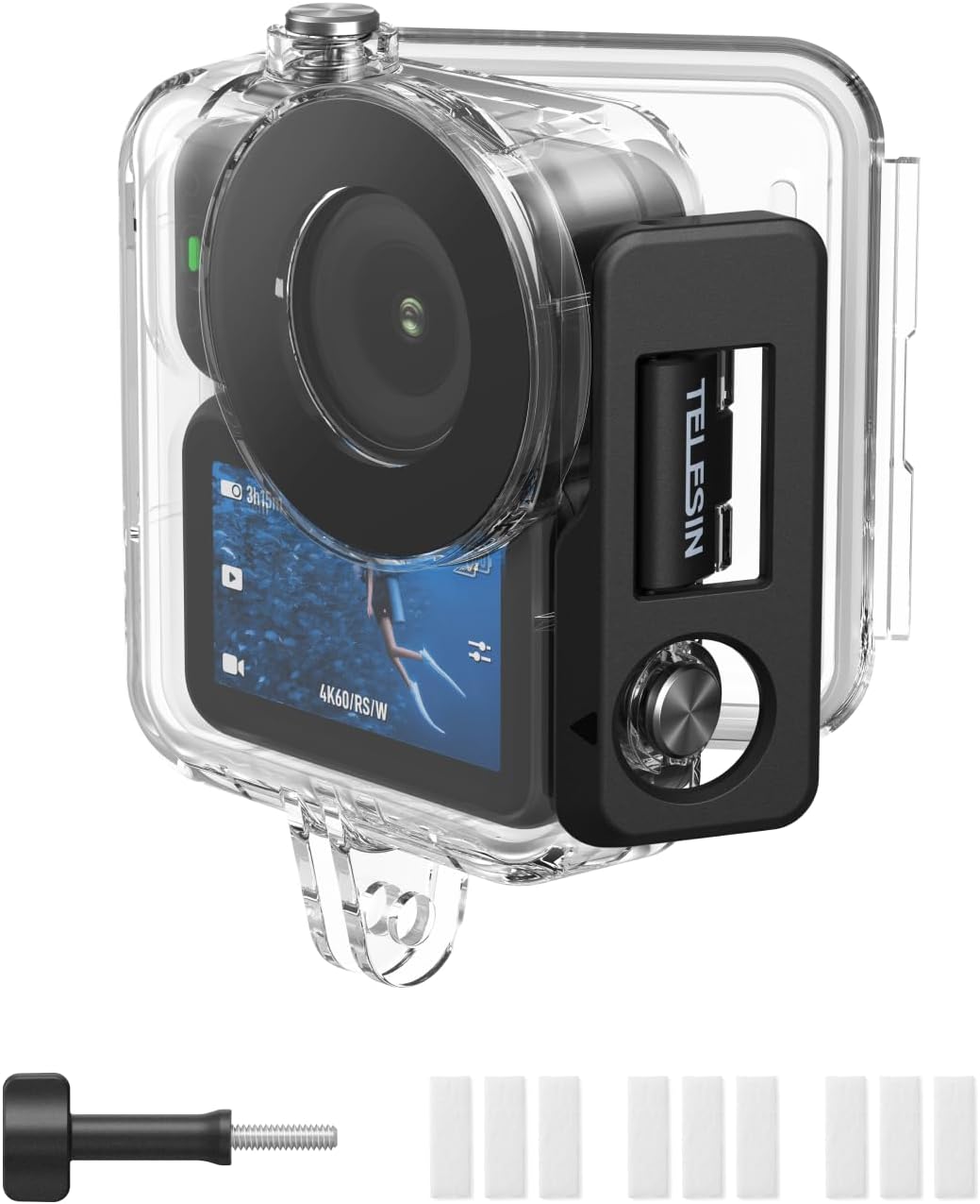 Alternative view of TELESIN Osmo Nano Uyumlu Su Geçirmez Kılıf (60M), Osmo Nano Waterproof Dive Case