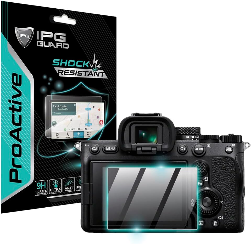 Alternative view of Alpha 7 IV - a7 IV - α7 IV Mirrorless Kamera için 9H Nano ProActive Ekran Koruyucu (2 Adet), Pürüzsüz Cam Bitiş, Ultra Duyarlı Dokunmatik Hassasiyet