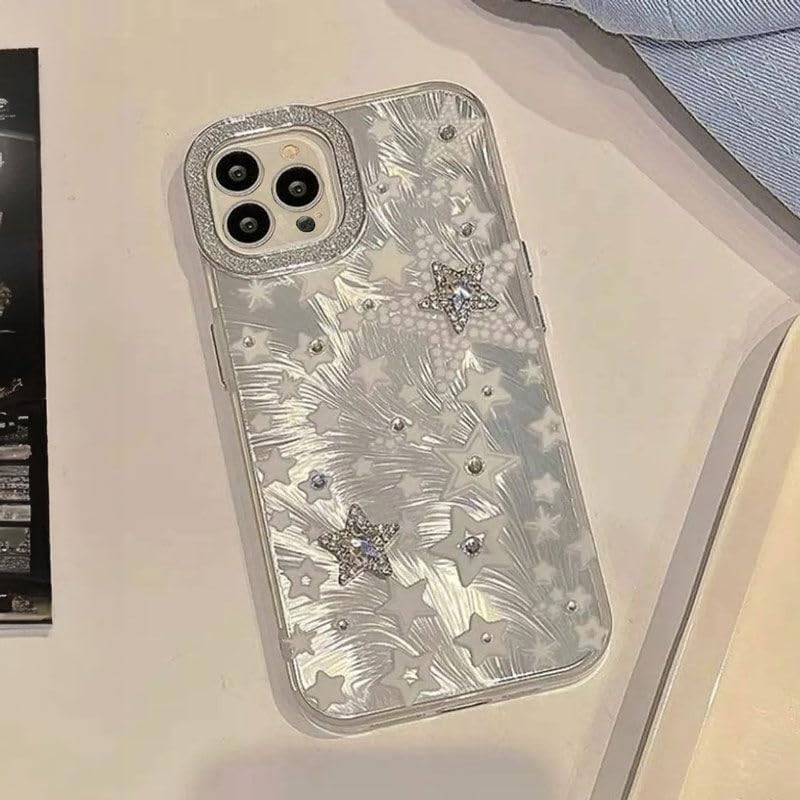 Apple iPhone 16 Pro Max ile Uyumlu Kılıf Stardom Silikon Kılıf Gri - Görsel 3