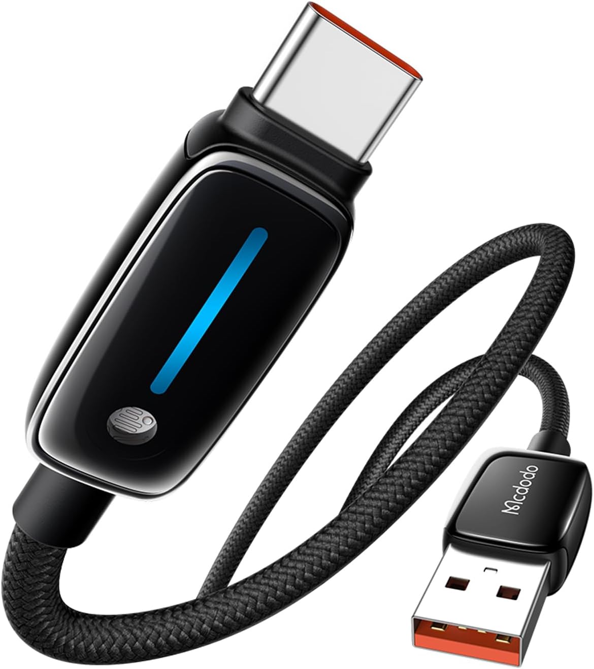 Alternative view of CA-0020 USB-A to USB-C 6A Akıllı Şarj Kablosu 1.2m Siyah
