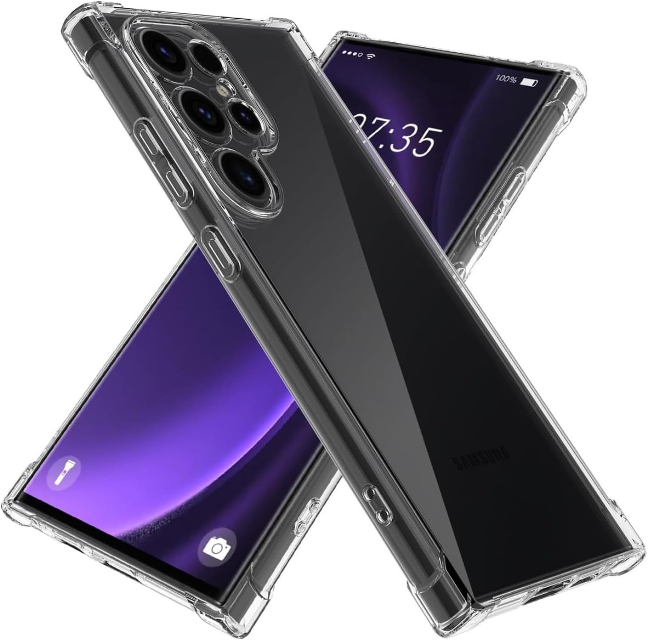 Alternative view of Galaxy Note 10 ile uyumlu Şeffaf Airbag Antishock Silikon Kılıf