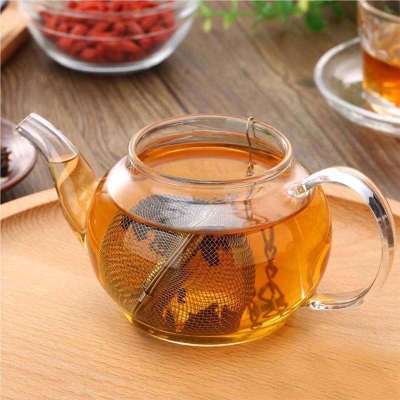 Alternative view of Metal Top Çay Süzgeci,Topuz Çay Filtresi,Bitki Ve Yeşil Çay İçin Paslanmaz Süzgeç,Bardağa Asılabilir Topuz Çay Süzgeci