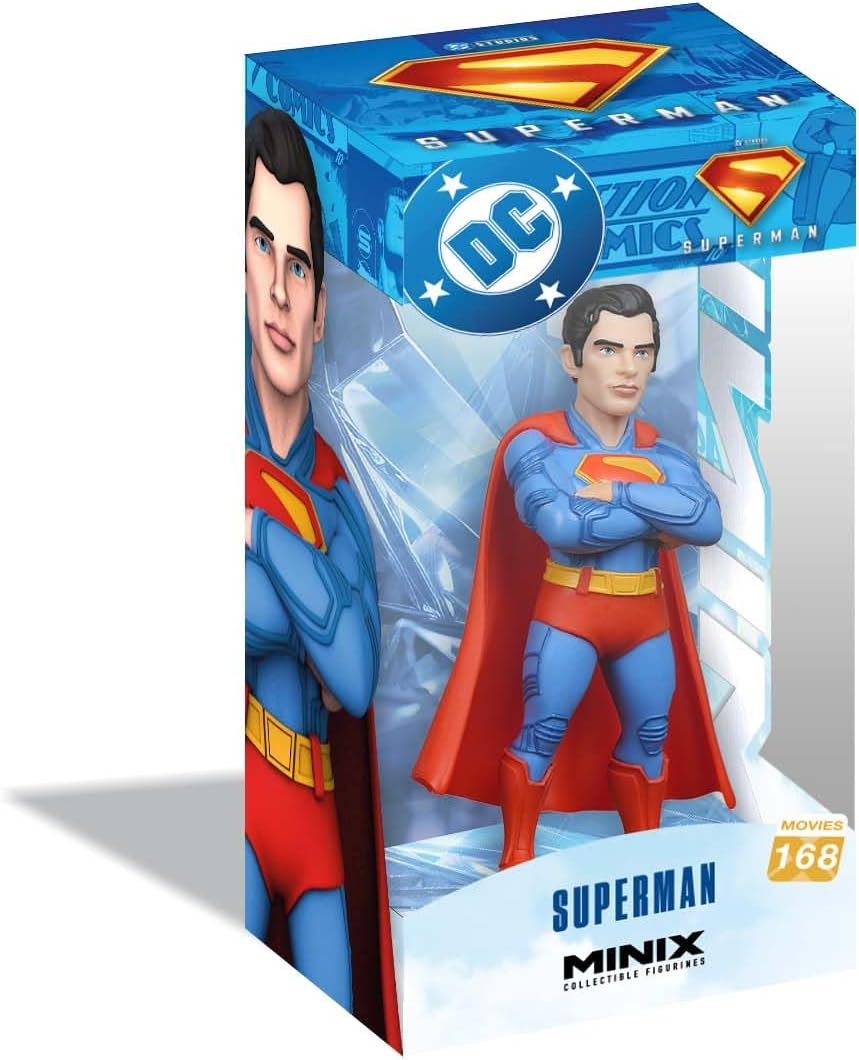 MINIX Bandai Koleksiyon figürü 12 cm, DC, Superman La Film, Koleksiyon sergisi, Hediye fikri, Çocuklar ve Yetişkinler için oyuncaklar, TV hayranları (MN20355) - Görsel 3