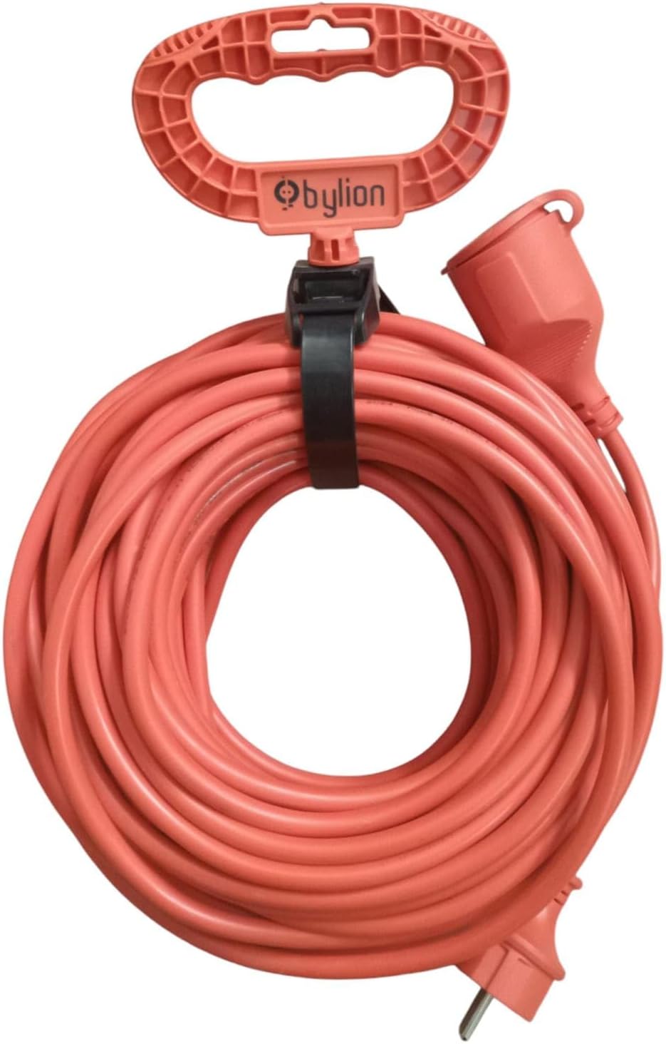 Seyyar Uzatma Kablosu - 3x1.5mm² Kalın Kablo Kesiti, IP44 Su ve Toz Korumalı Bylion Dış Mekan Uzatma Kablosu, Yüksek Görünürlüklü Turuncu (10m / 20m Seçenekli) (20 Metre) - Görsel 3