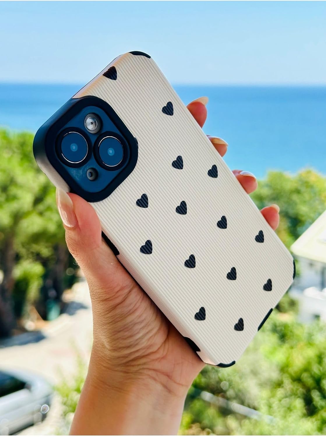 Alternative view of Iphone 13-14 ile Uyumlu Kaplama Tasarımlı Esnek Silikon Kılıf