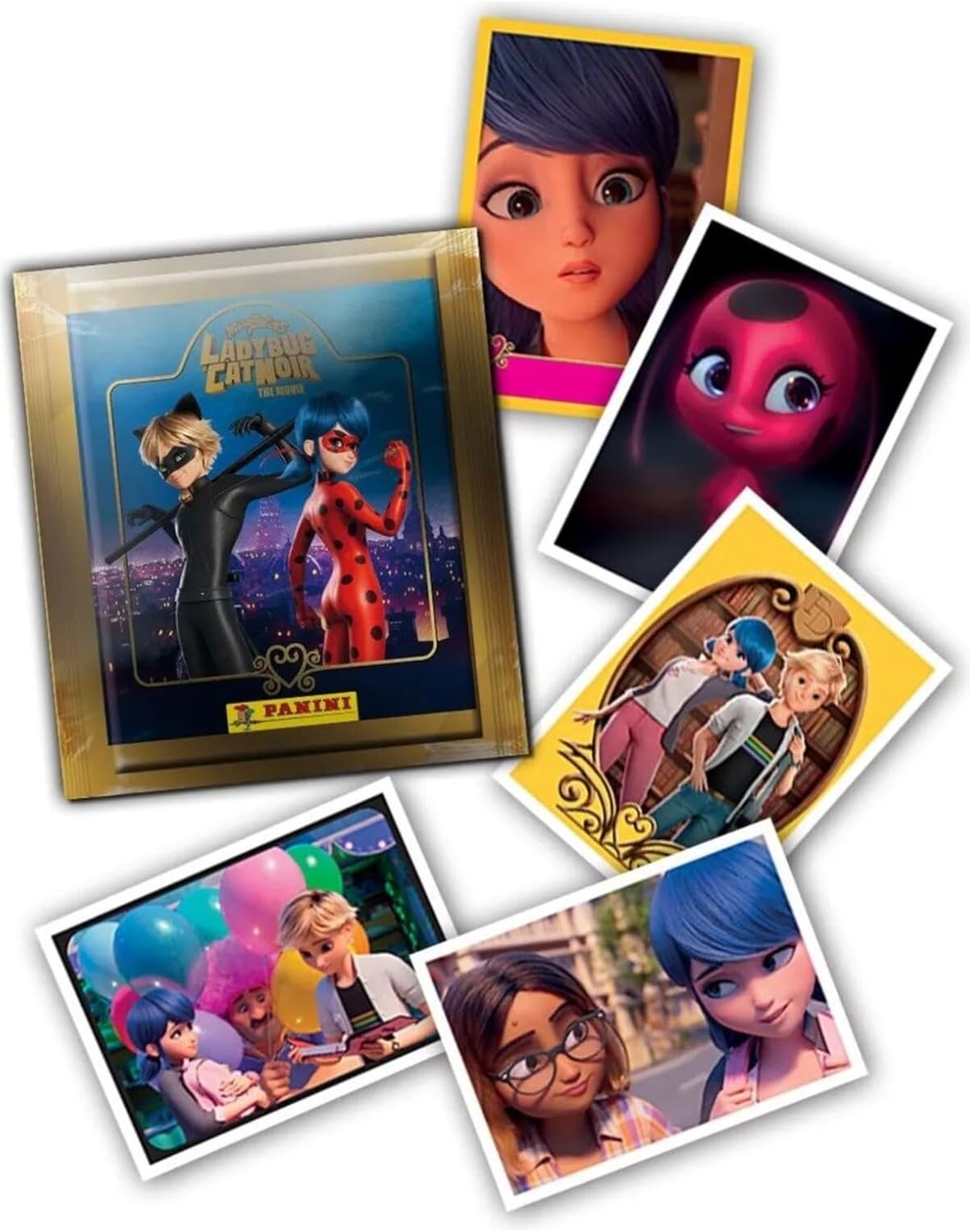 Panini Miraculous Ladybug Mucize Uğur Böceği Sticker Çıkartma - 12 Paket (60 Adet Sticker) kbestmıecslm