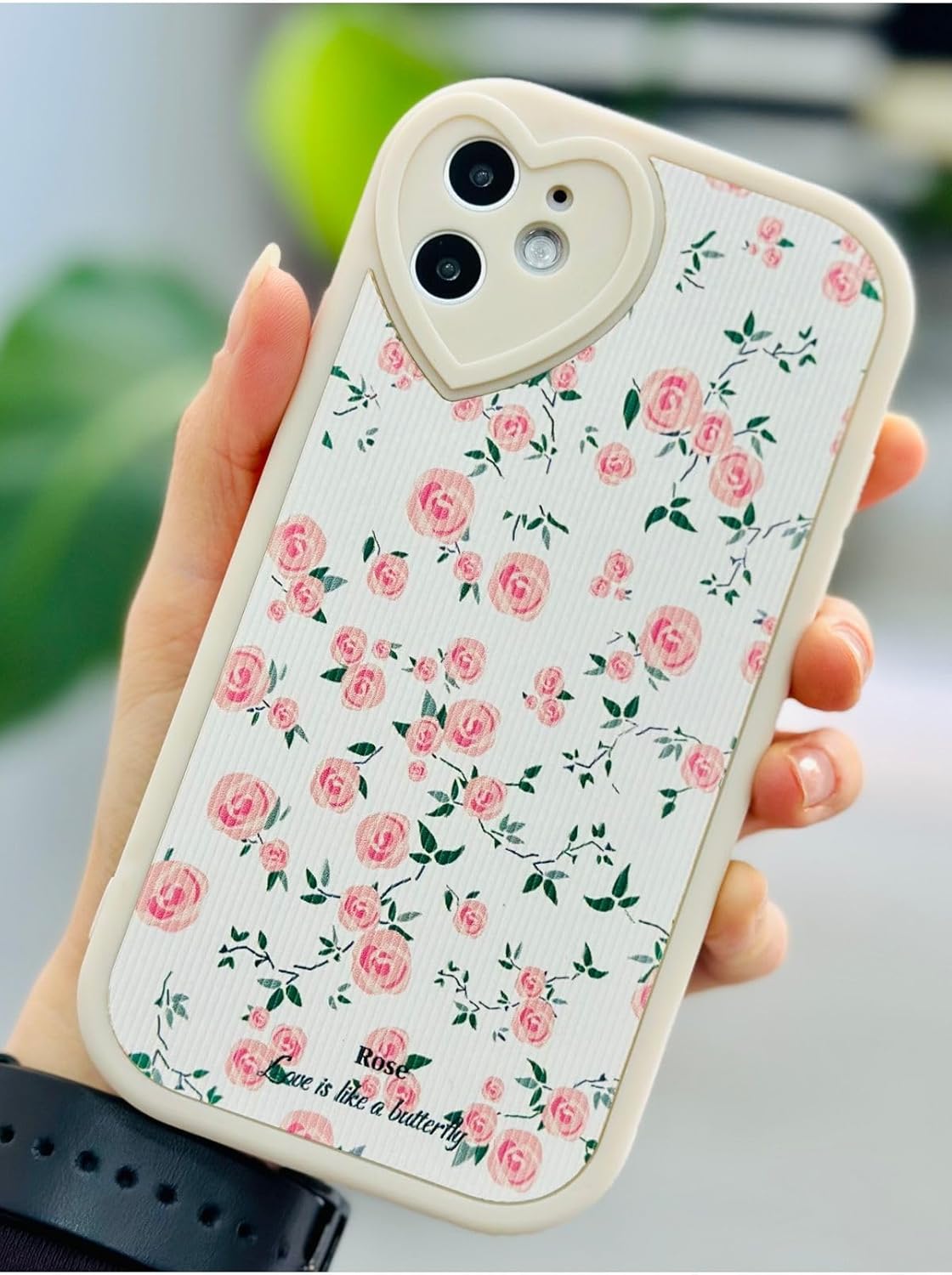 Iphone 11 ile Uyumlu Kaplama MİNİ ÇİÇEK Tasarımlı Esnek Silikon Kılıf - Görsel 2