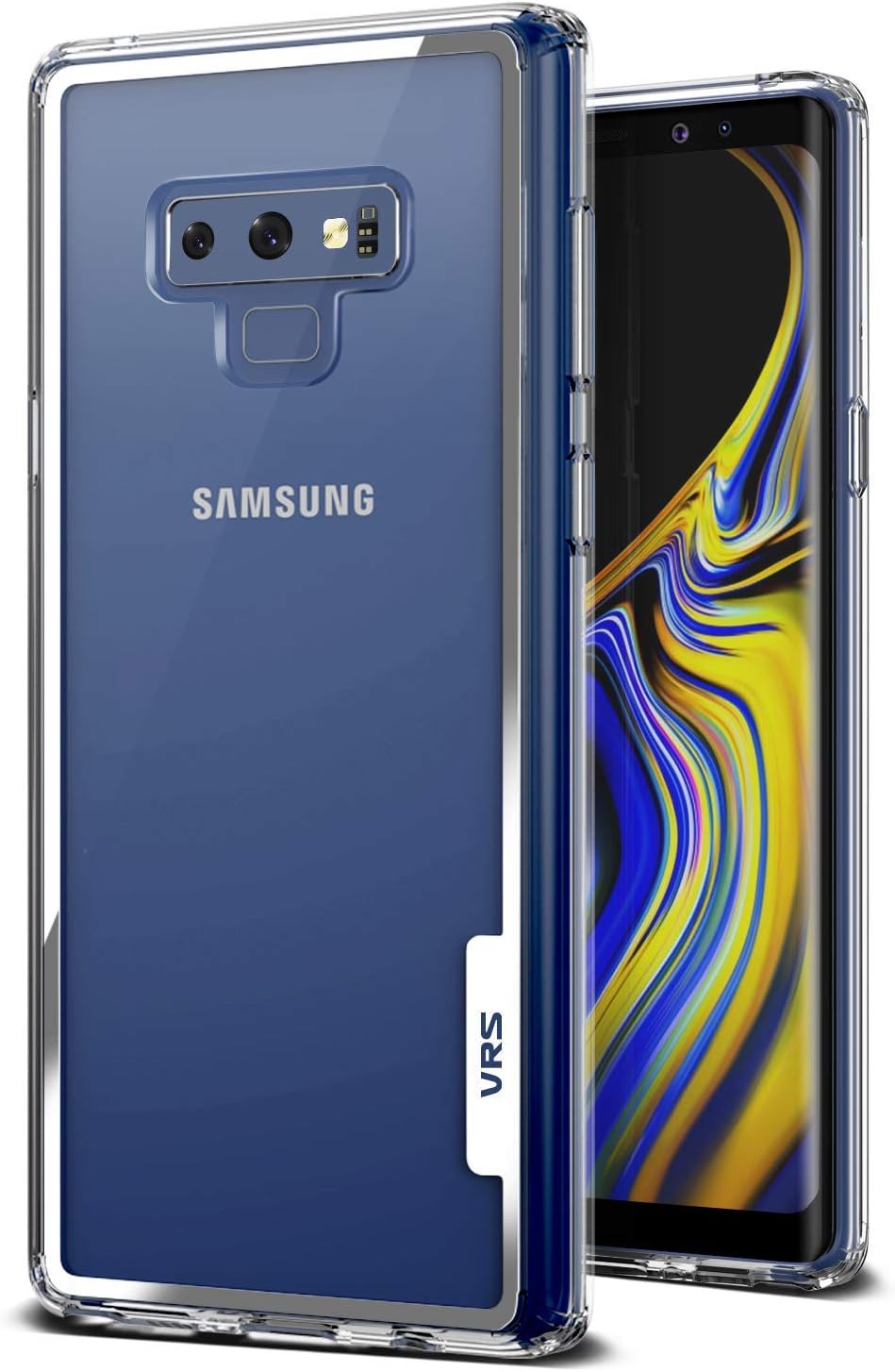 VRS93591 Galaxy Note 9 Crystal Chrome Kılıf, Arka Kapak, Şeffaf - Görsel 3