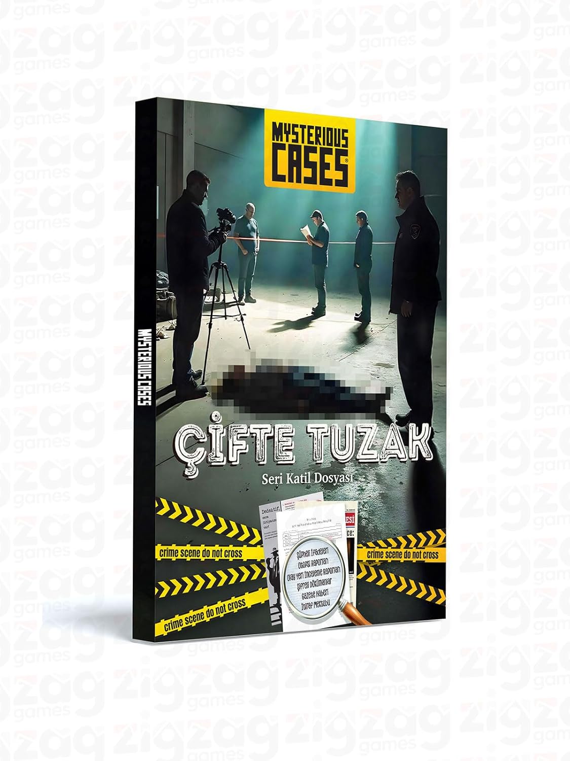 Cases Çifte Tuzak, Seri Katil Dosyası, Dedektif Oyunu, Bulmaca, 16+ Yaş - Görsel 3