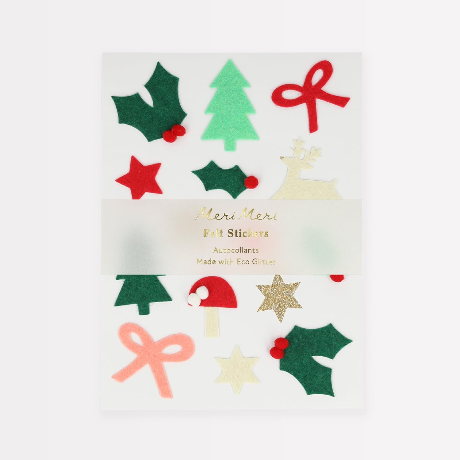 - Felt Christmas Icon Stickers - Yeni Yıl Motifli Çıkartmalar (4'lü) - Görsel 3