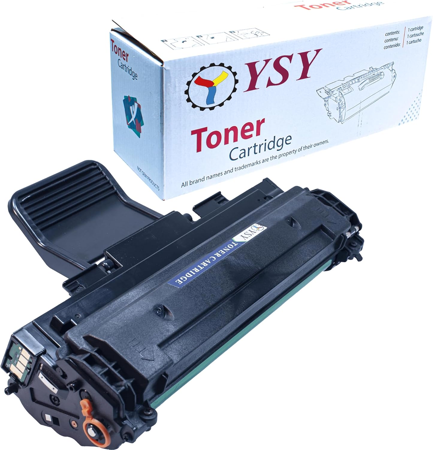 YSY ML-1610 & XEO. 3117 SCX4521 SCX4321 ML2510 ML2010 3125 (3K) Sayfa Verimli Muadil Toner (Siyah) - Görsel 3