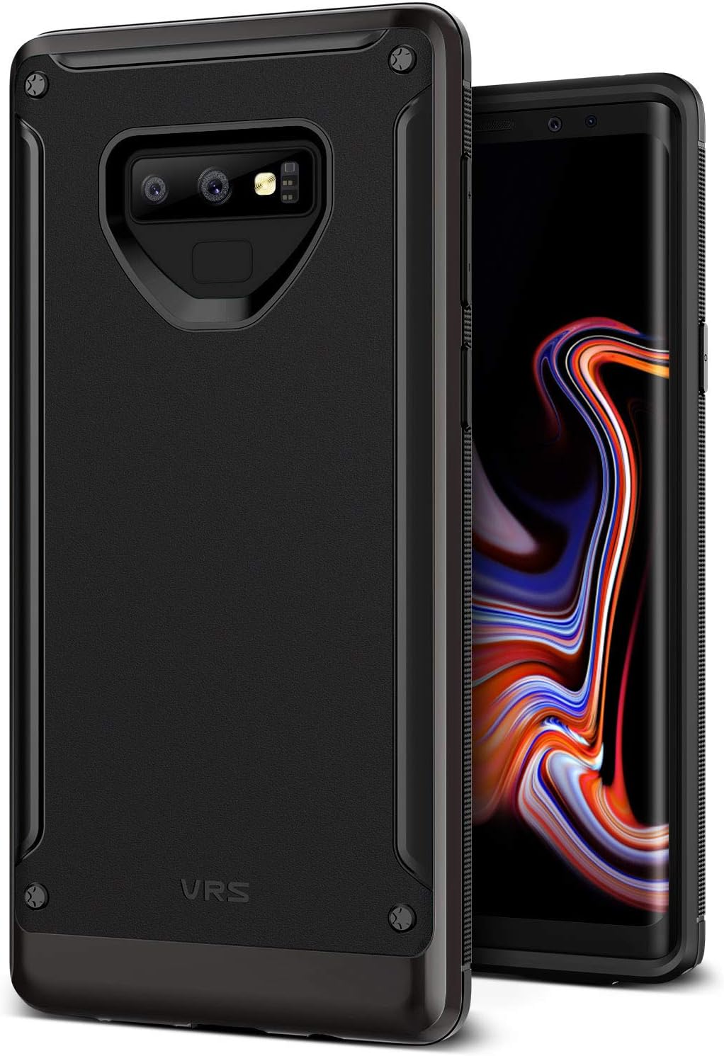 Alternative view of VRSGN9HPS Galaxy Note 9 High Pro Shield Kılıf, Metalik Siyah