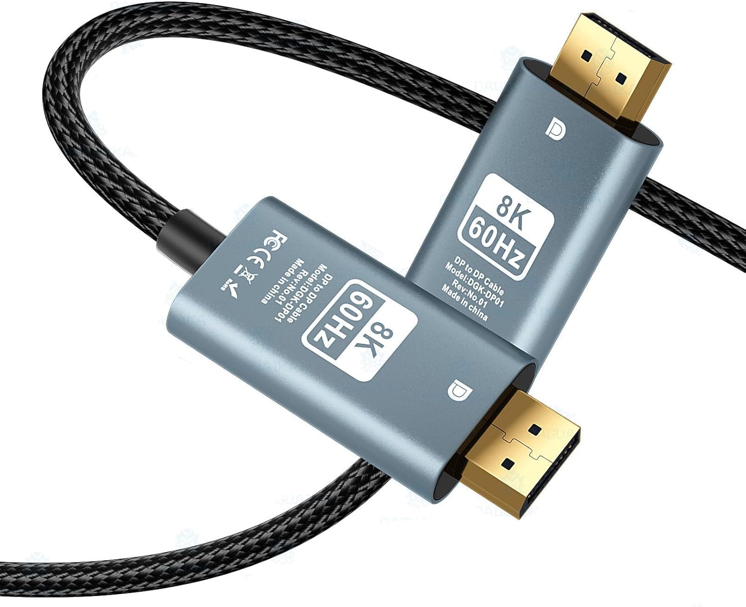 Alternative view of DP to DP Kablo, 8K 60Hz 200cm Yüksek Hızlı, Displayport Kablo 2 Metre Kablo Uzunluğu Displayport to Displayport Kablo 200cm ZR856