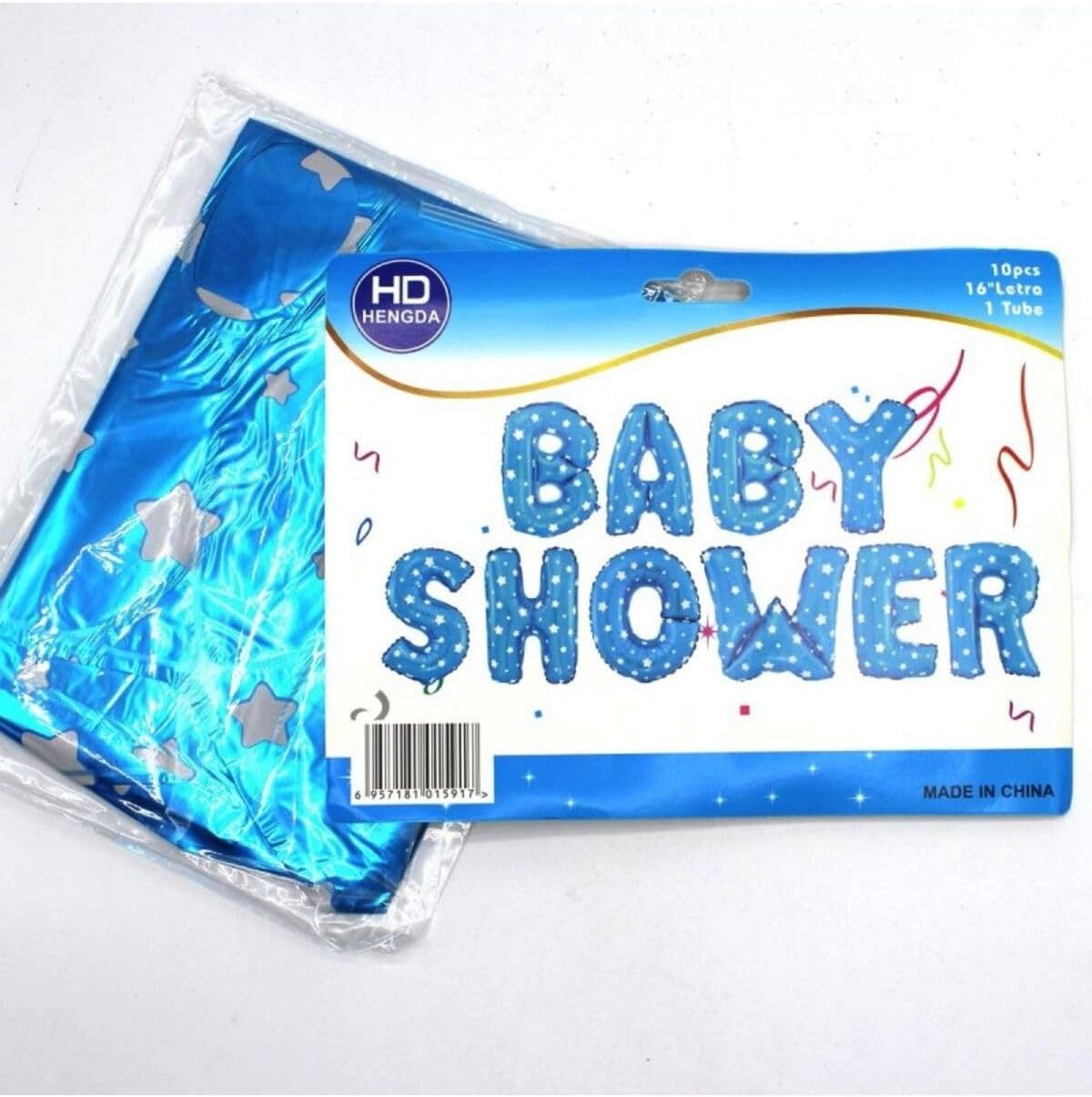 Alternative view of Folyo Balon Baby Shower 16 Inç Mavi