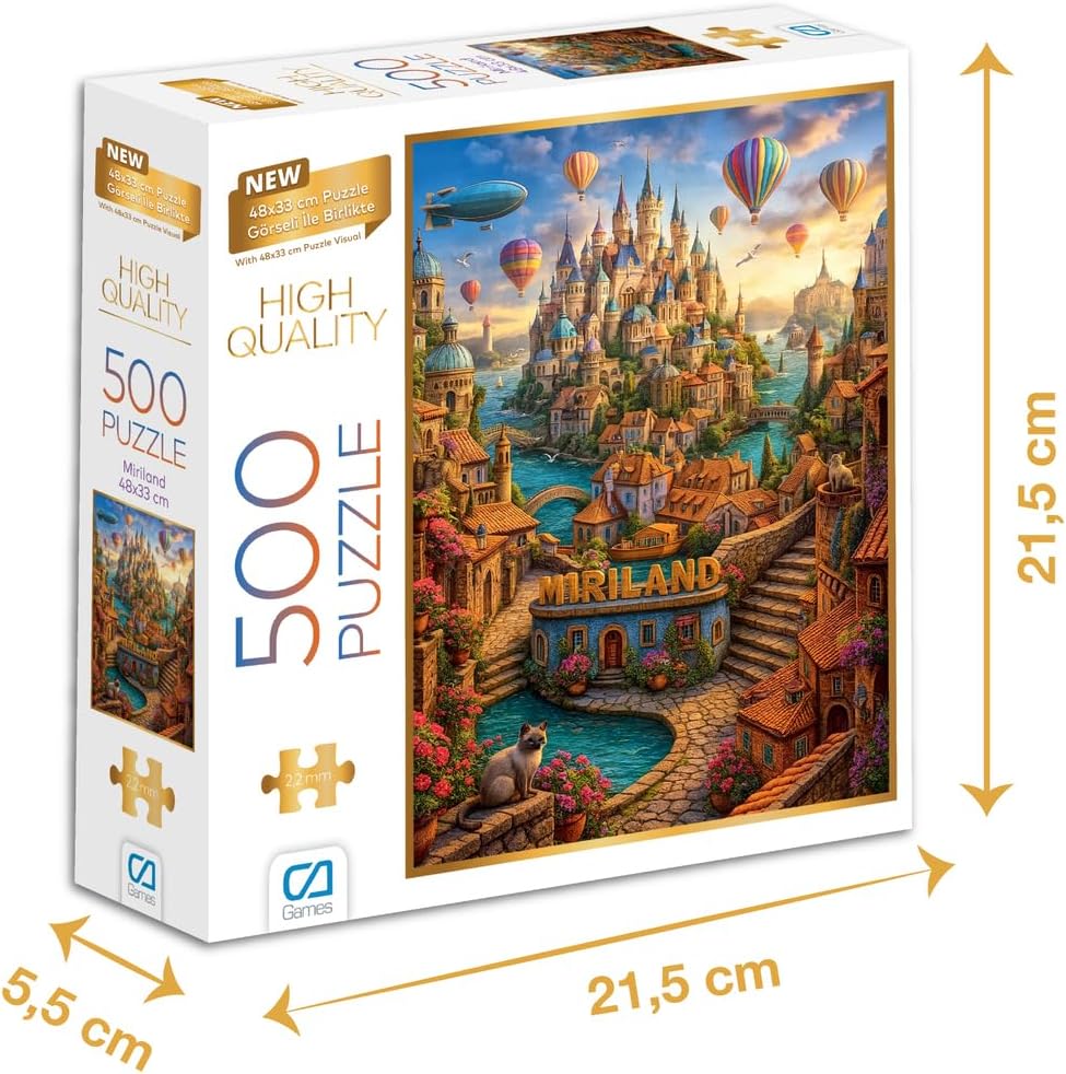 Alternative view of Miriland 500 Parça 2,2mm Kalınlık 48x33cm Profesyonel Hobi Puzzle Yapboz Serisi