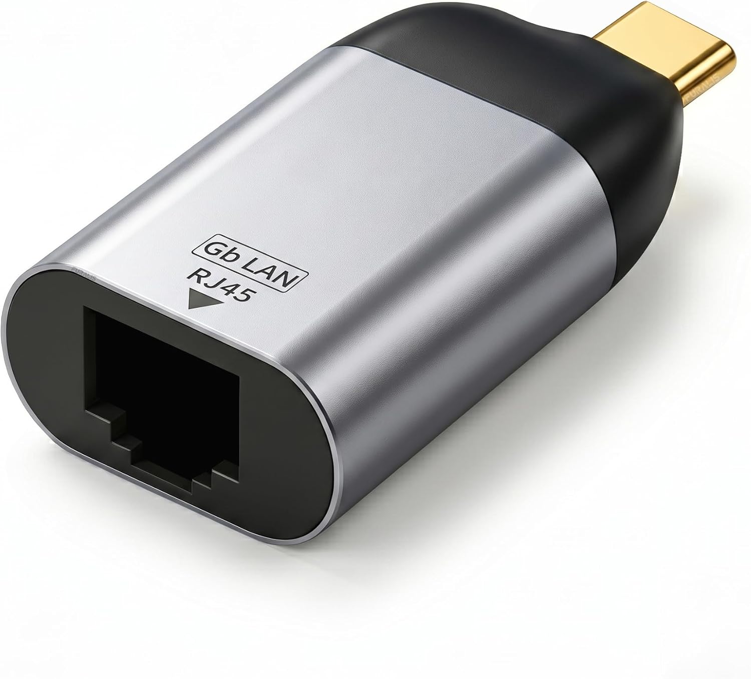 Type-C to Ethernet Çevirici Mini Adaptör - 1000 Mbps'e Kadar Hız - USB-C'den RJ45 Gigabit LAN Dönüştürücü - Alüminyum Gövde - Windows/macOS/Linux Uyumlu - Tak Çalıştır - Görsel 2
