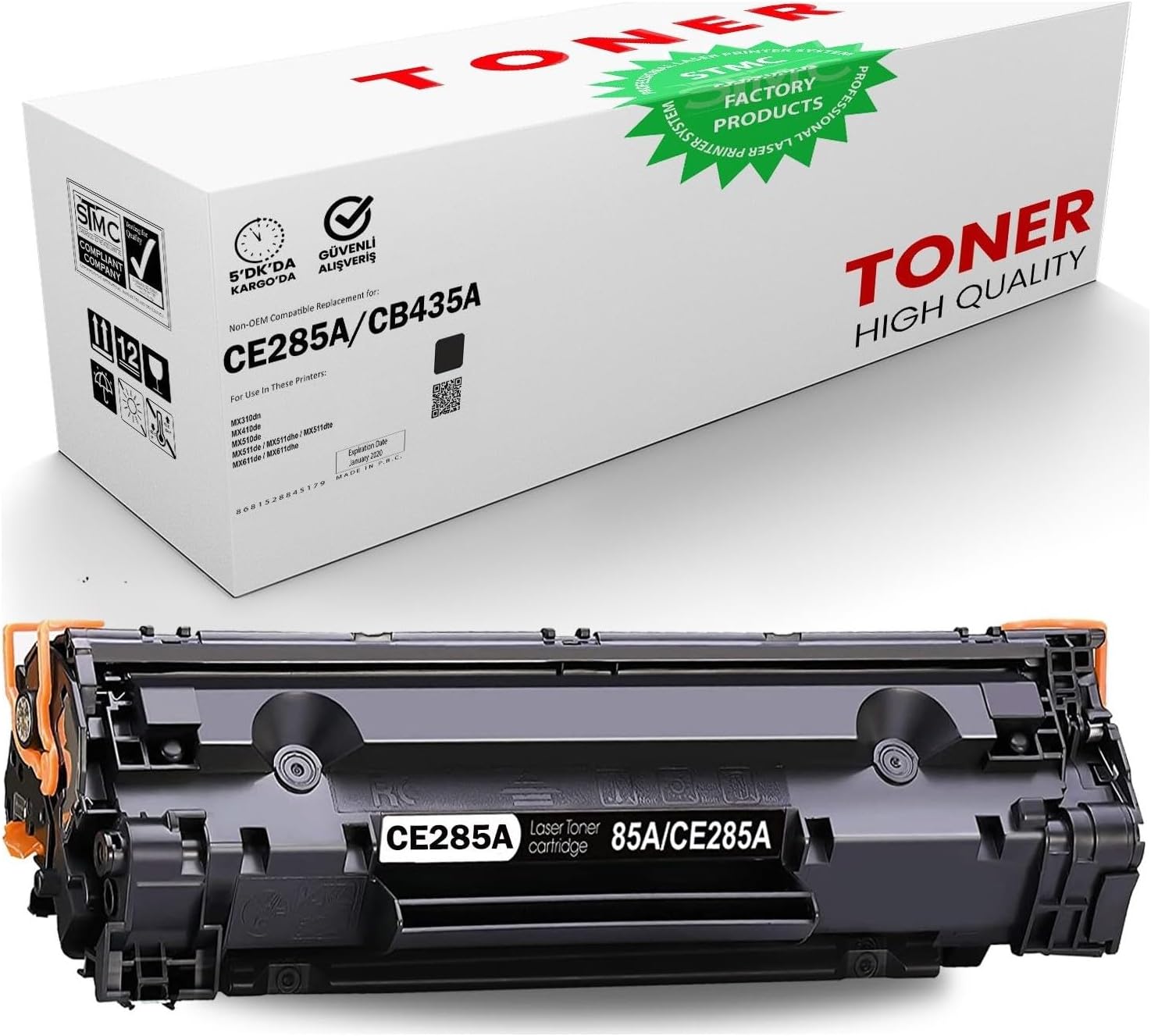 Alternative view of HP Laserjet Uyumlu CE285A WB/P1100/P1102/P1102W/P1104/M1132 2000 Sayfa Kapasiteli Muadil Toner
