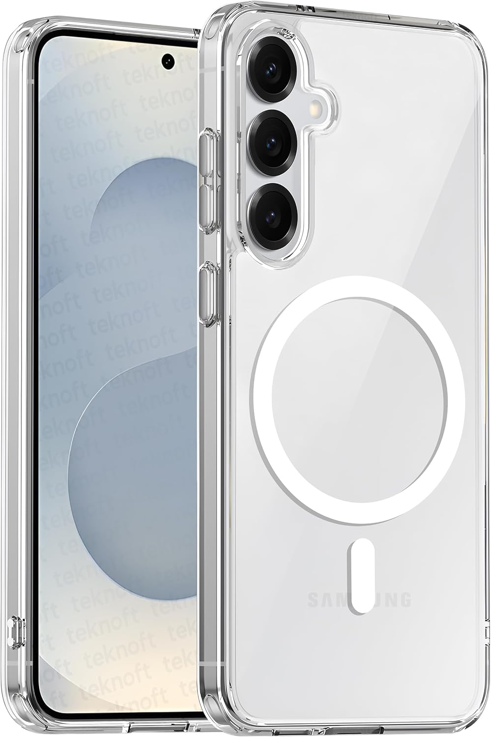 Galaxy S25 için Origin Serisi Magsafe ile Uyumlu Yükseltilmiş Lens Çerçeveli ve Metal Tuş Takımlı Ultra Güçlü Darbeye Dayanıklı Yumuşak Silikon Kılıf (Galaxy S25) - Görsel 3