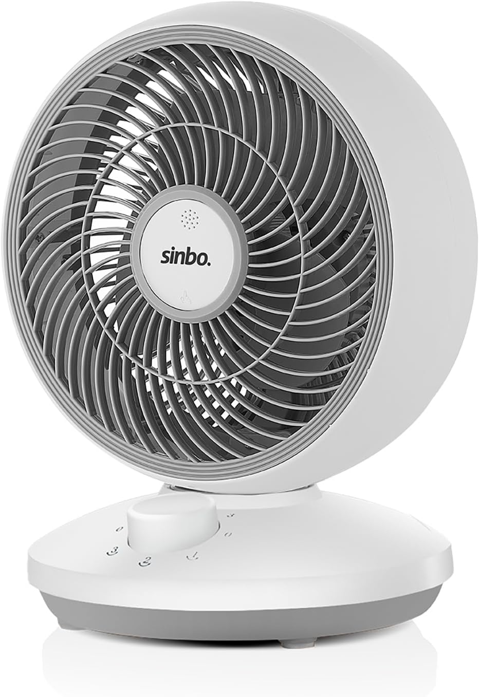 SF-7701 Masaüstü Fan – 3 Kademeli Hız, Kompakt Tasarım, 25W Enerji Tasarruflu Motor, 90° Ayarlanabilir Başlık - Görsel 3