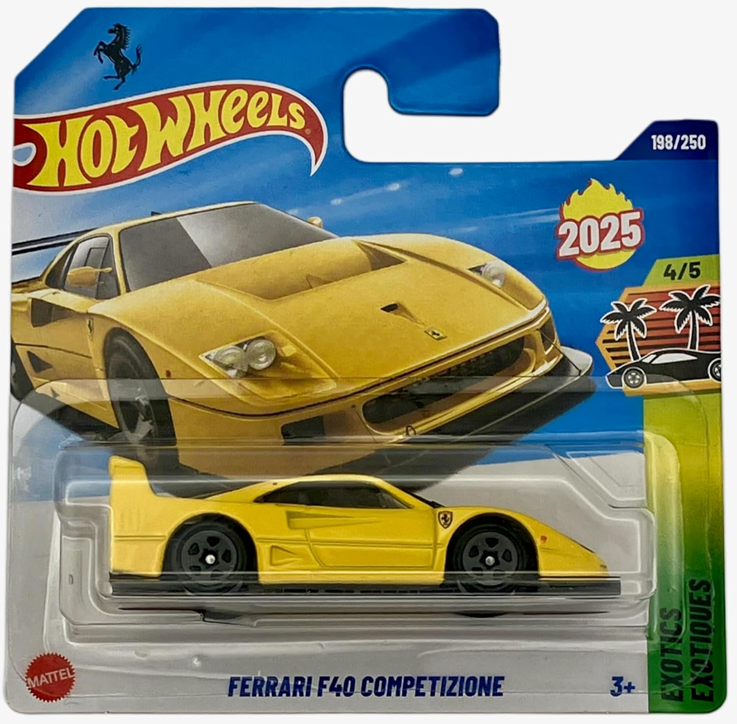 Ferrari F40 Competizione - Sarı (1/64) 2025 Üretim - JBB92 - Görsel 3