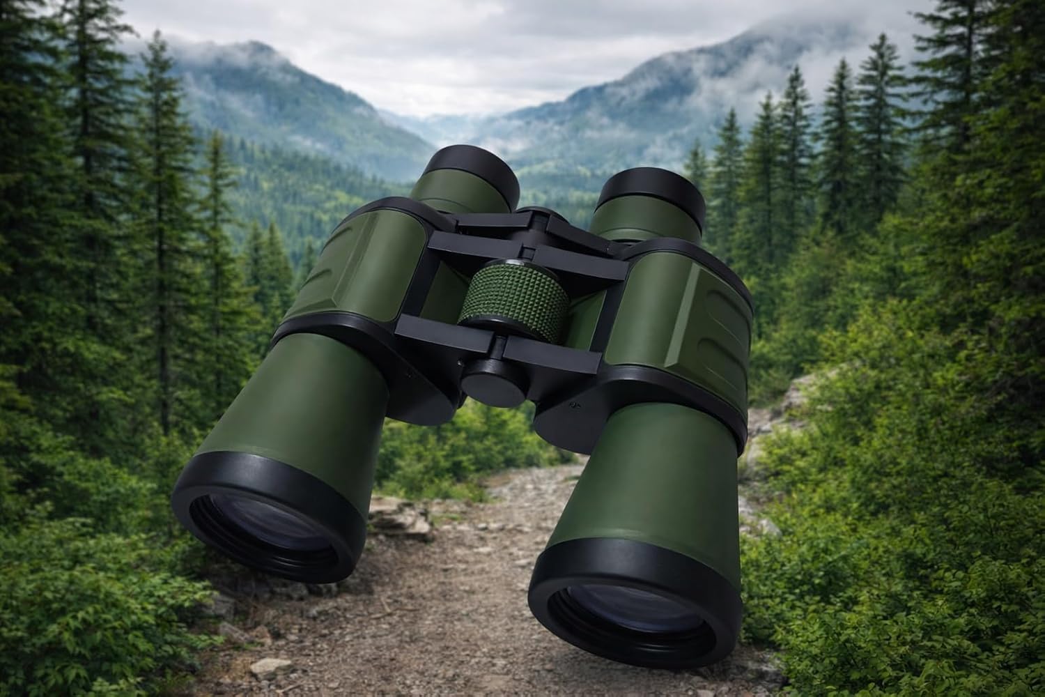 AKSU HASUBA DÜRBÜN 280x280 168FT AT 1000YDS COATED OPTİC CANTALI HAKİ RENK (1AD) - Görsel 3