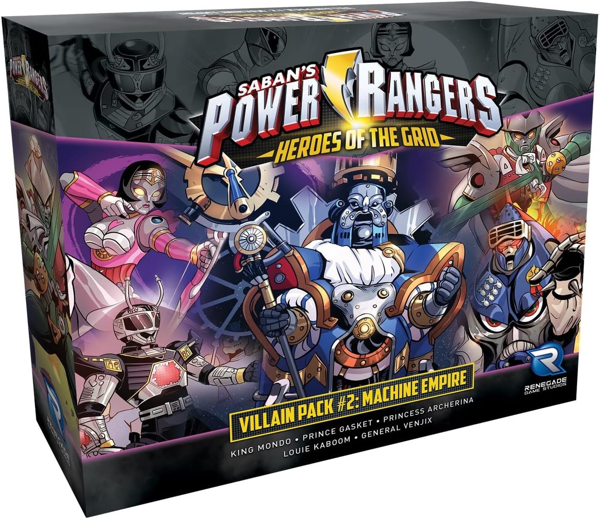 Renegade Game Studios Power Rangers - Izgaraların Kahramanları: Villain Pack # 2 - Makine İmparatorluğu Genişlemesi - Görsel 2