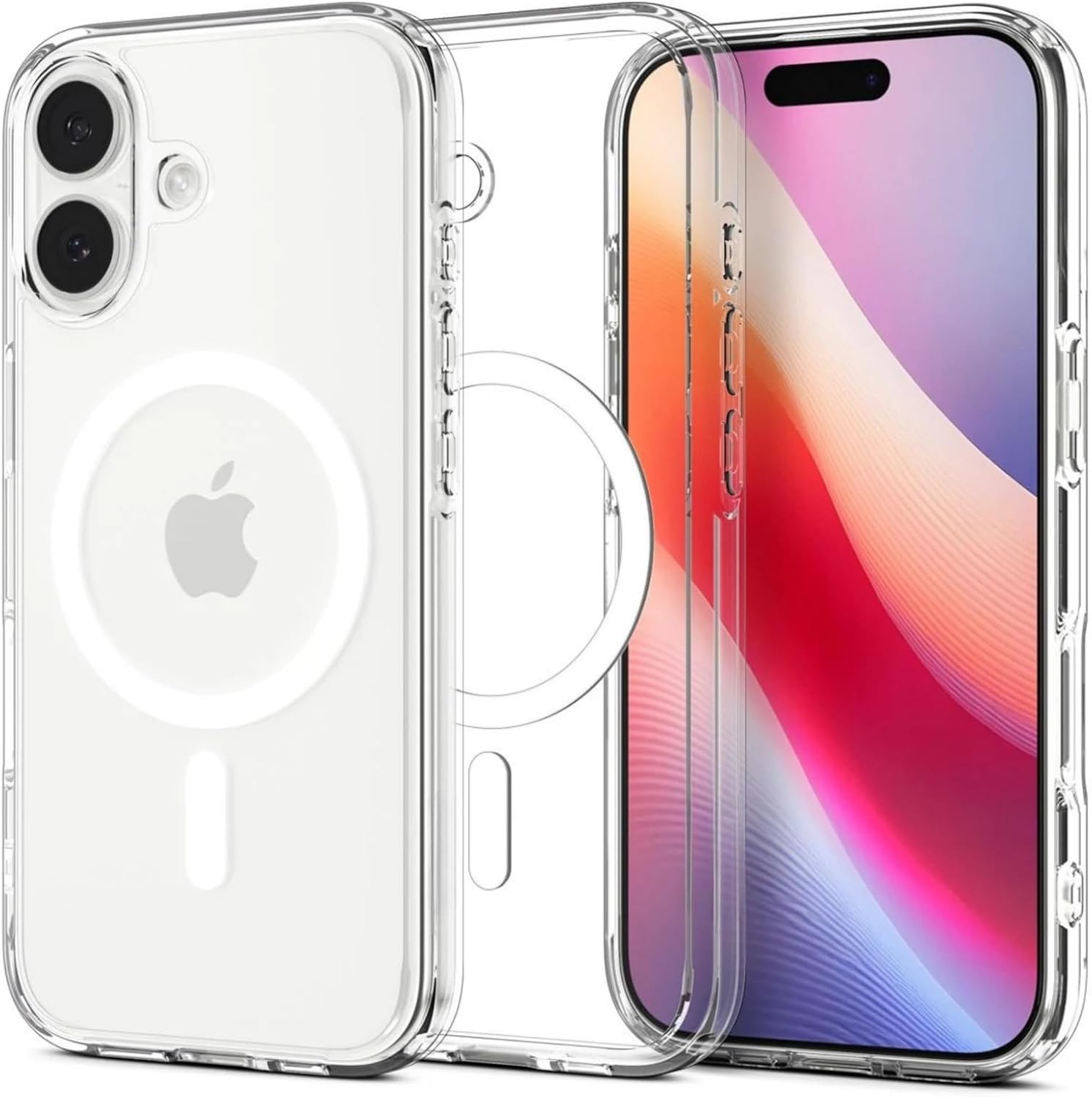 Crystal Sert Mika MagSafe Özellikli Şeffaf Premium Kılıf, iPhone 17 ile Uyumlu - Görsel 2