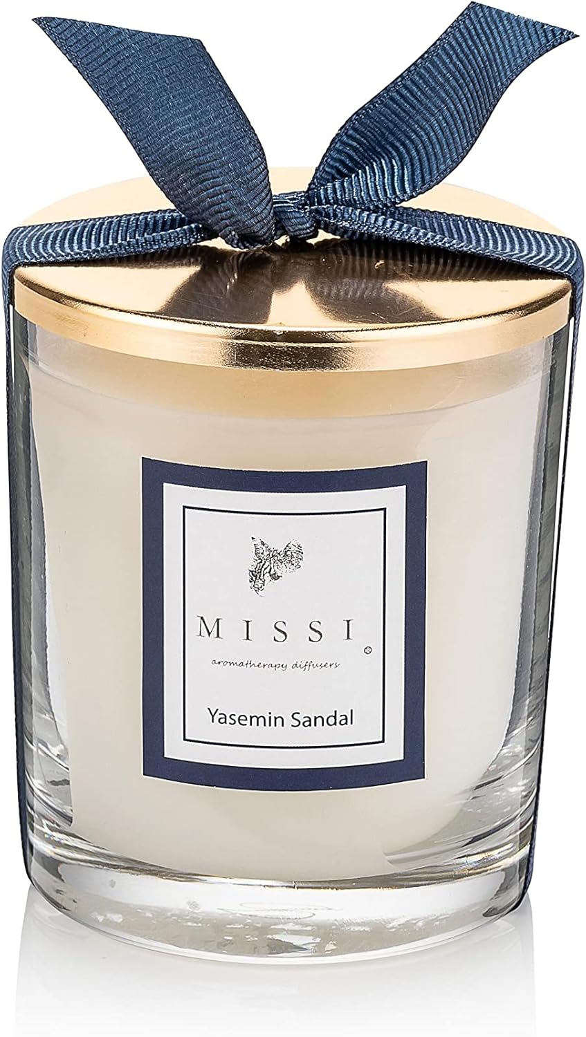 Alternative view of Kapaklı Yasemin Sandal Kokulu Vegan Mum (140 gr)