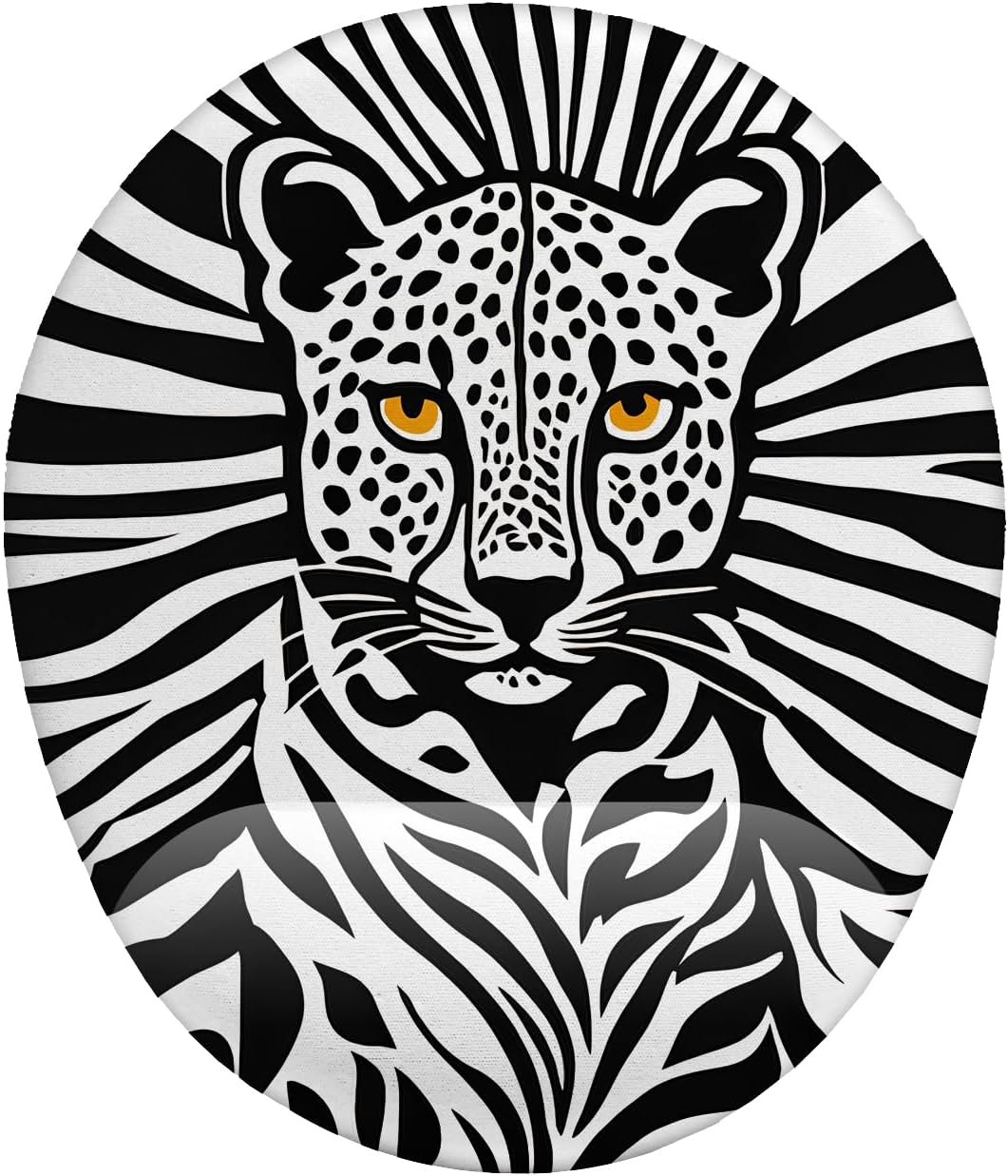 Alternative view of Leopar Desenli Bilek Destekli Mouse Pad