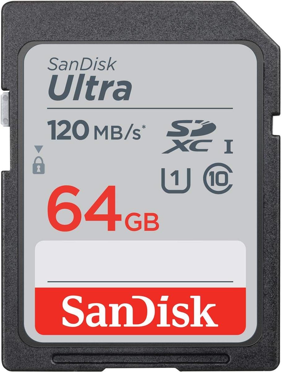 Ultra 64GB SDXC Memory Card 120MB/s