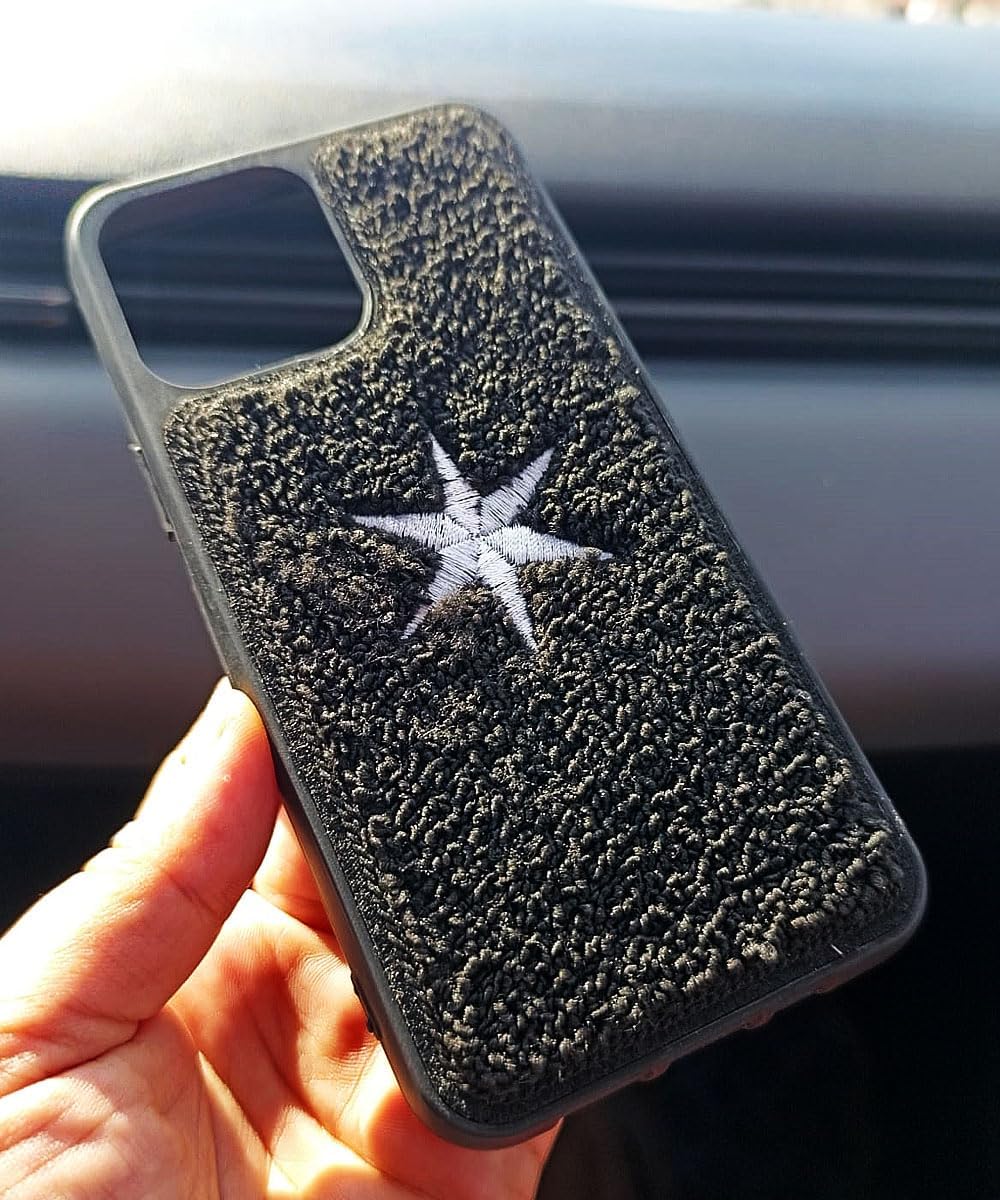 Alternative view of Nakışlı iPhone Kılıfı – Estetik İşlemeli Tasarım, Darbe Emici, Yumuşak Kenar Koruma, Şık ve Dayanıklı Kılıf (yıldız, IPhone 15 Pro)