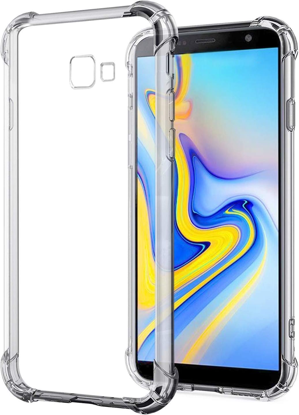 Alternative view of Galaxy J4 Plus/J6 Plus Şeffaf Airbag Antishock Silikon Kılıf