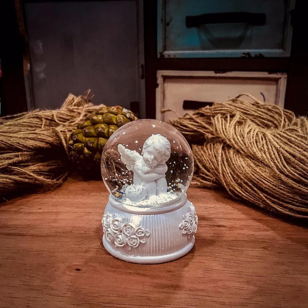 Alternative view of Beyaz Melek Işıklı Kar Küresi