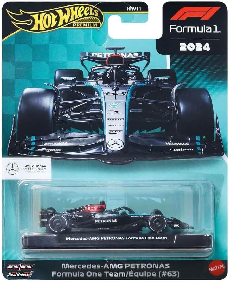 Alternative view of Premium Formula 1 2024 Mercedes-AMG Petronas #44 1:64 Diecast Model