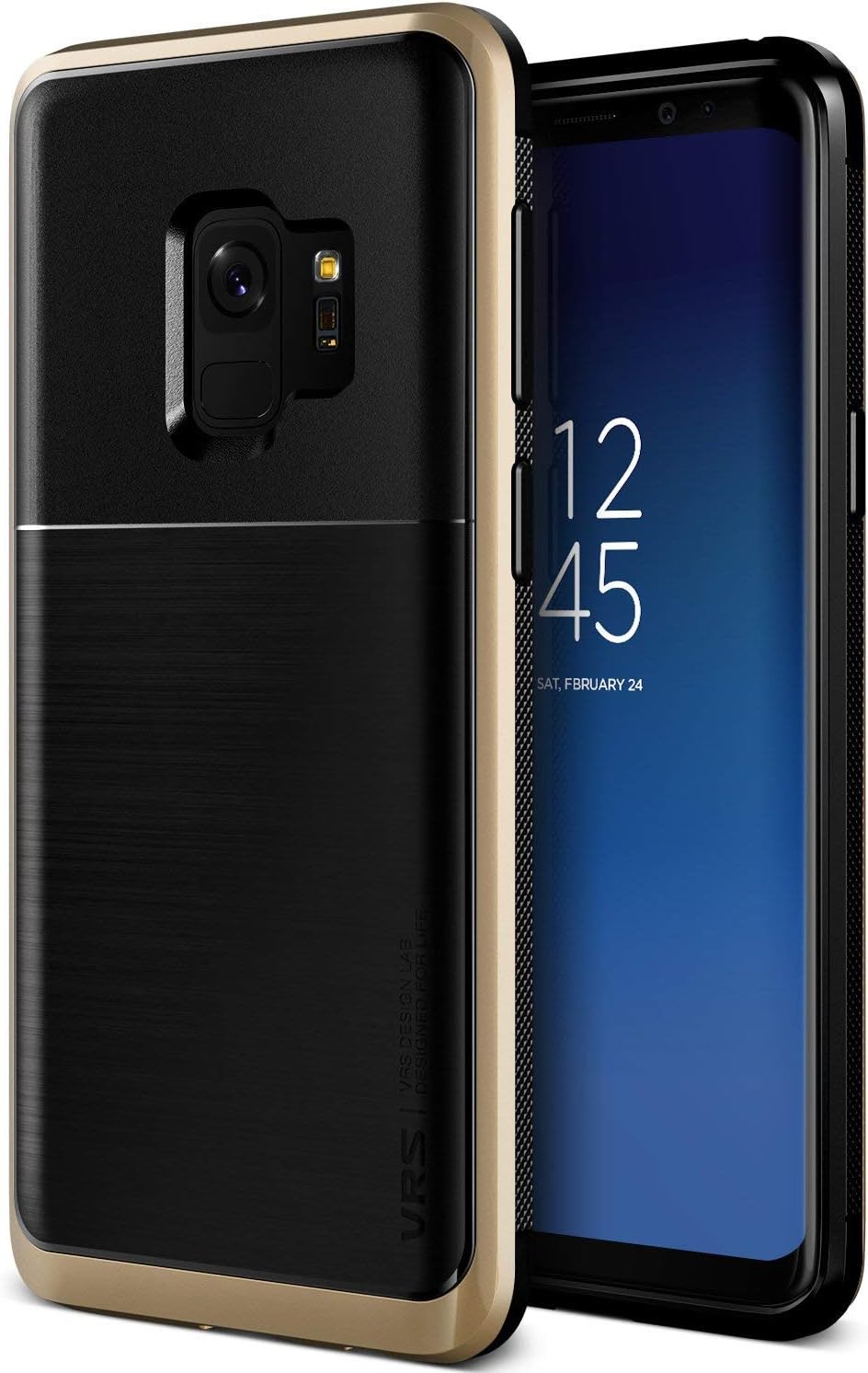 VRS91535 Galaxy S9 High Pro Shield Kılıf, Arka Kapak Shine Gold