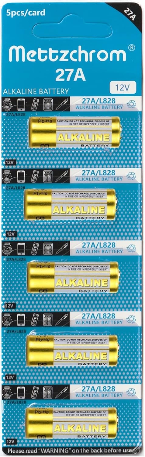 27a 12 Volt Alkalin Pil - Kumanda Pili - 5'li
