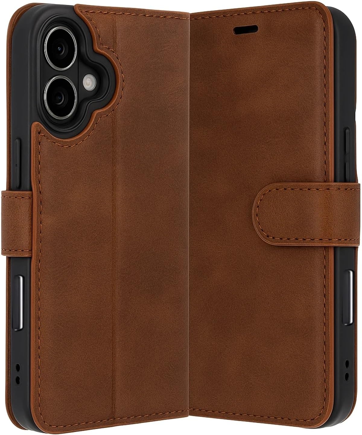 Alternative view of iPhone 17 ile uyumlu Kılıf New Trend S Plus Cüzdan Kılıf Ön kapaklı tasarım Stand Olabilen Şık Zarif Tasarım iPhone 17 için Kılıf ıphone 17 için Kapak Taba